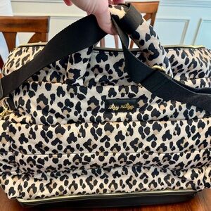 Itzy Ritzy Leopard Print Weekender Bag